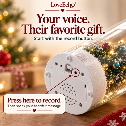 LoveEcho™ Recordable Christmas Message Bottle